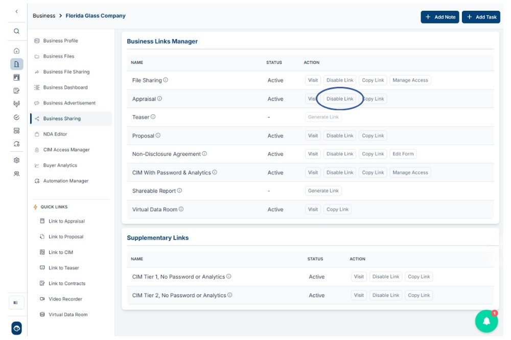 CIM-PRO Appraisal Builder - website image showing Access Control