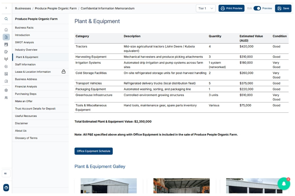 CIM-PRO CIM Builder Website Image Showing Comprehensive and Informative CIM